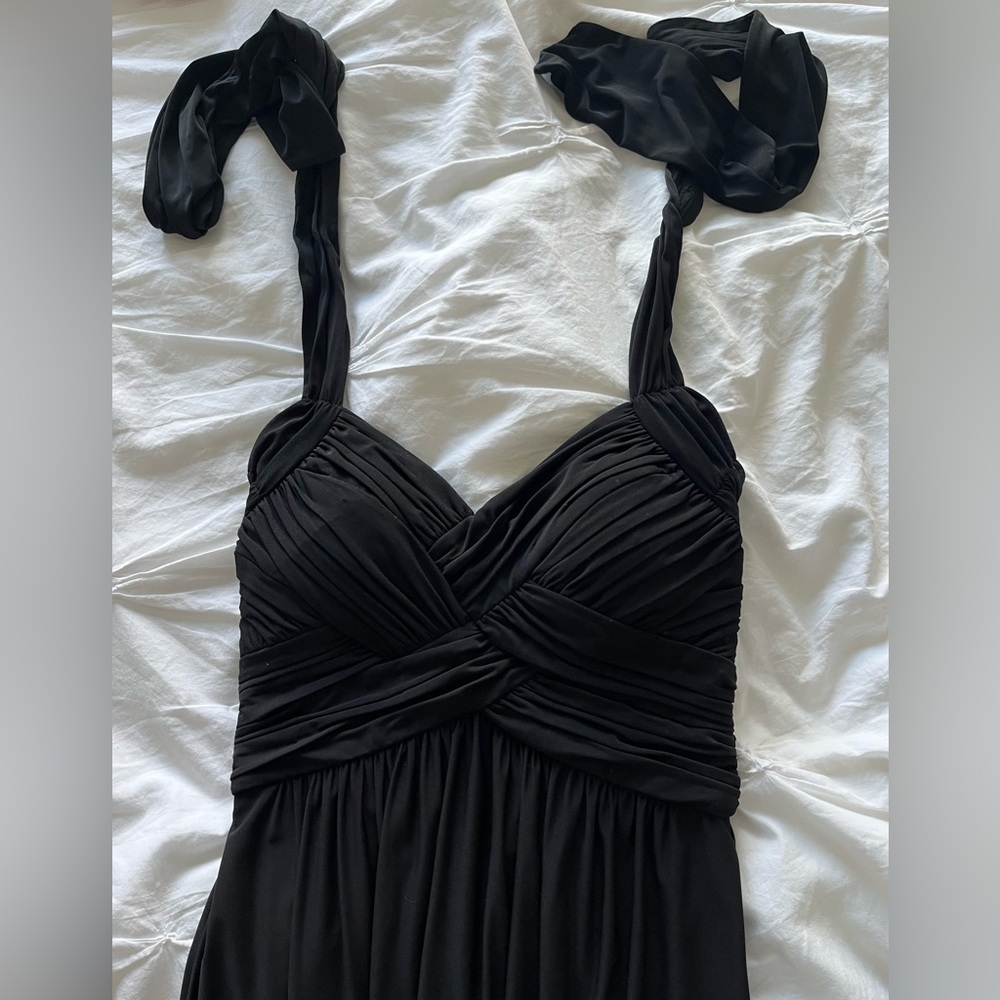 Size 2 Black BCBG formal floor length gown